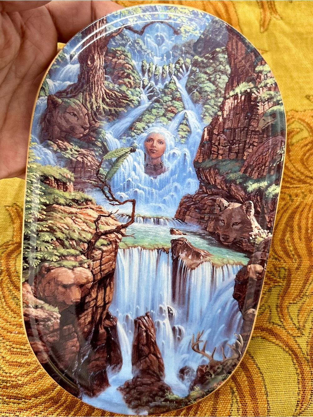 Shadow Rapids Limited Edition Third Issue From Embraced By The Spirits Plate